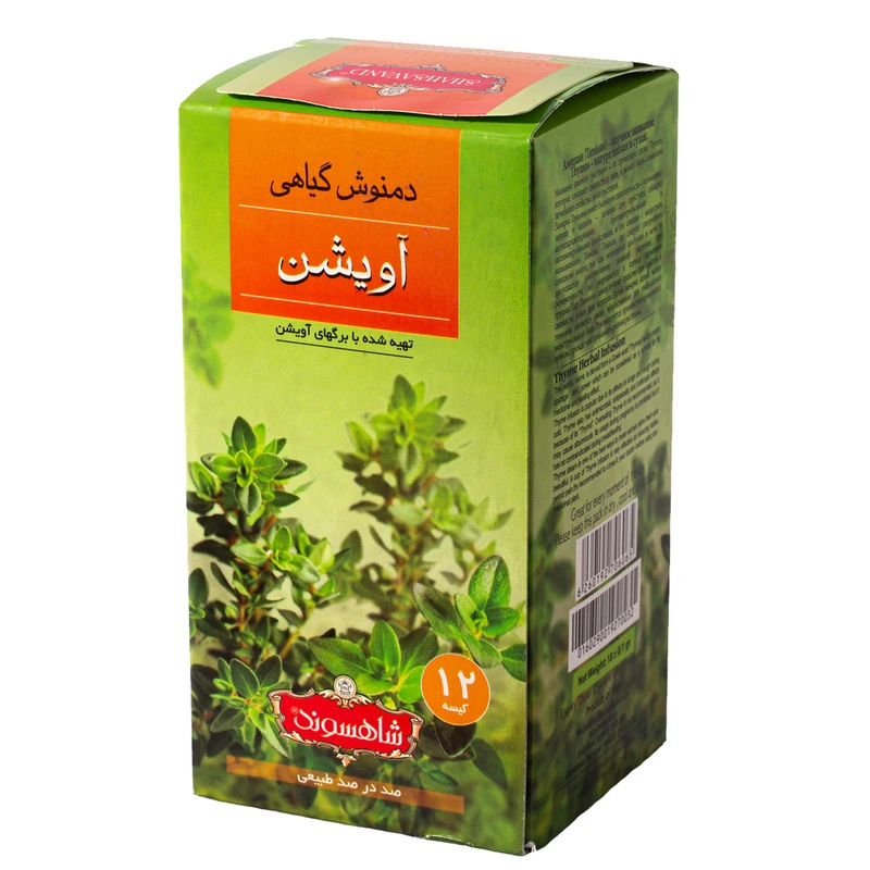 چای کیسه‌ای 12 عددی آویشن شاهسوند